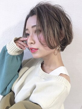 ロンド 表参道店(Lond) ハンサムショート×ベージュハイライト　小顔