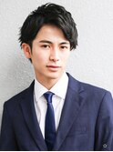 サイドグラデーション スリークショート シルバーカラー