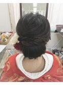 ☆★☆編み込み和装ヘアー☆★☆