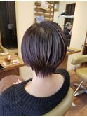 ハイライトカラーショートスタイル