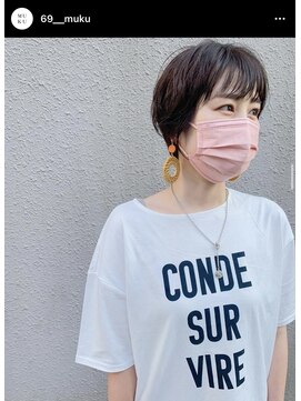ムク(MUKU) 残ったパーマを活かした素敵ショート