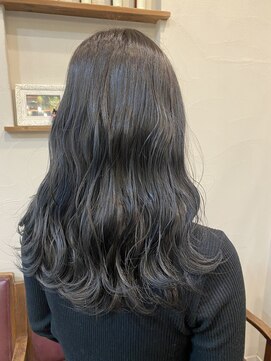 ビーヘアー(BE hair) 透明感カラー☆ブルーグレー