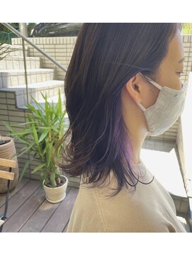 ダブル(W) 【hair salon W】パープルインナーカラー