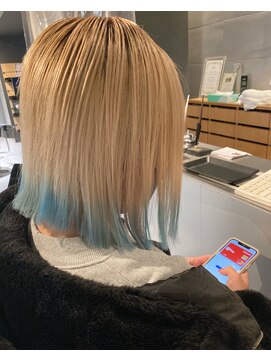 リー 京橋(Lee) 【Lee京橋】ボブ×裾カラー