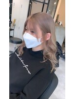 ラフ 難波店(LAFF)&nbsp;#黒髪#ボブルフ#ネビージュ#小顔#ワンレン