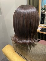 ムーン(moon) #ロングヘア #グレージュカラー #ボブウルフ#ココアベージュ