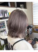 大人可愛いうるツヤ髪透明感外ハネミディハイトーン20代30代40代