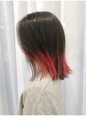 ブリーチハイトーンカラーショートボブツヤ髪スタイル髪質改善