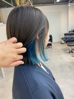 トト 船橋店(toto.)&nbsp;黒髪/グレーベージュ/レイヤーロング/前髪パーマ[西船橋/津田沼]