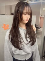 ジエクトカナウ 大阪梅田店(The Ect canow) 《レイヤーロング》似合わせカットアッシュブラック