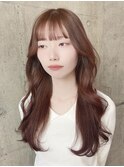 【girland】カシスレッド 韓国風/レイヤーカット