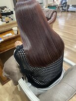 ゼン(ZEEN)&nbsp;【艶々ピンクブラウン】札幌駅/大通り/札幌美容室ZEEN/＠20代