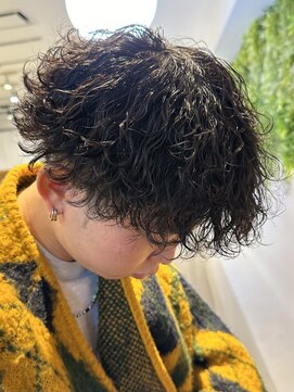 ビューブルー 亀戸錦糸町(VIEW BLUE) 無造作波巻きスパイラルパーママッシュ/ダークアッシュ