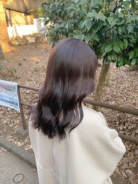 エマ 日吉(emma) 【emma小濱】暖かみのあるピンクブラウン