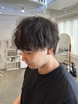 アレアル 広島並木通り店(ALEAR) メンズマッシュ/緩めスパイラルパーマ/緩めツイスパ