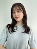 くびれロングヘア* セミロングヘア*前髪カット*顔周りレイヤー
