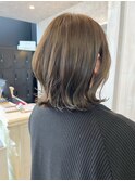 福山人気10代20代30代オリーブベージュブリーチなし艶カラー美髪