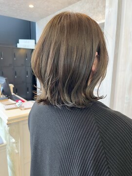 キャアリー(Caary) 福山人気10代20代30代オリーブベージュブリーチなし艶カラー美髪