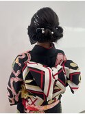 着物ヘアセット＋着付け【MOMOKA】