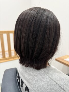 アン(an) 大人くびれレイヤーボブ×ダークブラウン