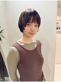 ミニボブ×マッシュショート#イメチェン#外ハネボブ#美髪
