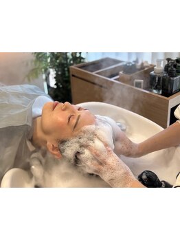魔法のバブル☆マーブ導入店！シャンプーなどを使わず頭皮に優しいを追求したヘッドスパで癒しのサロンtime