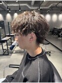 波巻きパーマ×ウルフマッシュ