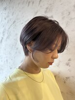 オルガ(olga)&nbsp;小顔ショート ラベンダーカラー ダブルカラー 大人かわいい