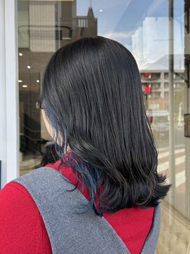 アヤラ オーガニックアンドスパ 東船橋店(AYALA) 【江添茉友】ブルー/インナーカラー/アッシュ系/透明感カラー