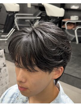 メンズ サロン ドット トウキョウ 町田店(men's salon dot. tokyo) シースルーマッシュ×曲がる縮毛矯正