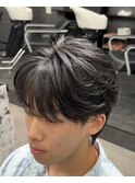 シースルーマッシュ×曲がる縮毛矯正