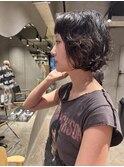 bibito ネオソバージュボブ　ショートデジタルパーマ