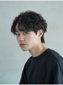 ニュアンスフェザーパーマセンターパートツーブロック名古屋栄