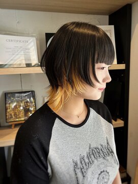 ローリーポーリークラウン(Roly Poly Clown) ウルフ×インナーブロンド/個性を出したい方に◎/こえだ