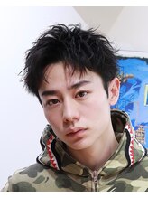 ネイビー 表参道(NAVY) アップバングミドルショート