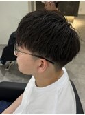 マッシュメンズカットアイロン刈り上げナチュラルショート