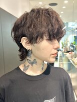 ロンドシエル 横浜(Lond ciel)&nbsp;men's/メンズ/ブルーブラック/フェザーパーマ/サーフカール/横浜