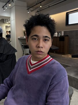 スタンド 博多(STAND) スパイキーショートピンパーマ