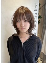 ガリカ 渋谷(Gallica)&nbsp;レイヤーカット/ミディアムレイヤー/レディースミディアムウルフ
