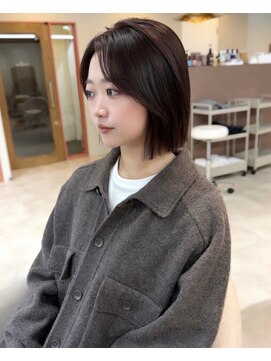 【ボブレイヤー/カシスブラウン】