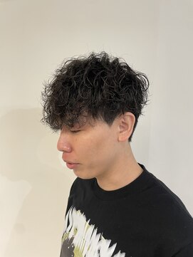 ニアウ 伊勢崎連取店(Niau) メンズマッシュ波巻きスパイラルパーマメンズパーマ