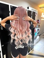 ラピス 大阪アメ村店(Lapis)&nbsp;ピンク×ピンクのバレイヤージュ！