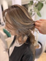 ステアケース 武蔵小杉店(stair:case)&nbsp;白髪が多いところをメインにハイライト　脱白髪染め