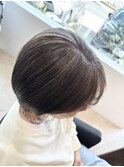 白髪ぼかしハイライト