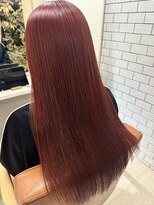 ハツ 橋本(HATSU)&nbsp;ブリーチなし◎チェリーレッド【佐藤こうや】