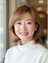 アース 天満橋店(HAIR & MAKE EARTH)&nbsp;冬のイメチェン◎40代50代くびれショート×マロンブラウン