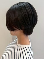 オレンジペコ(orange peco)&nbsp;髪質改善 ショートボブ 顔周りカット レイヤーカット 黒髪 20代