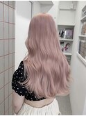 インナーカラー/トリートメント/デザインカラー/ペールピンク