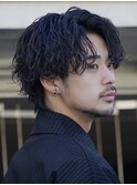 銀座シャドウパーマニュアンスパーマツーブロックメンズパーマ &nbsp;