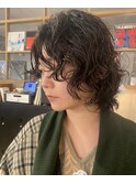 loca ショートレイヤーパーマ